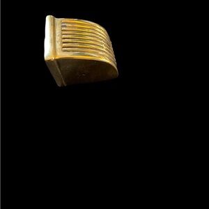 VINTAGE FURNITURE BRASS HARDWARE FOOT CAPS